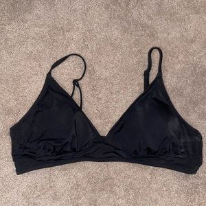NWT Black Bikini Top